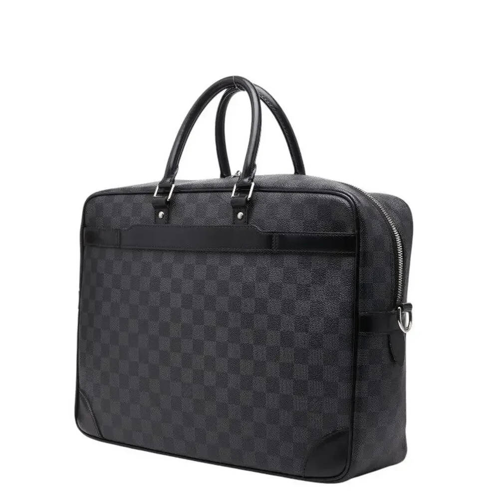 Louis Vuitton Damier Graphite Voyage GM Business Briefcase Black